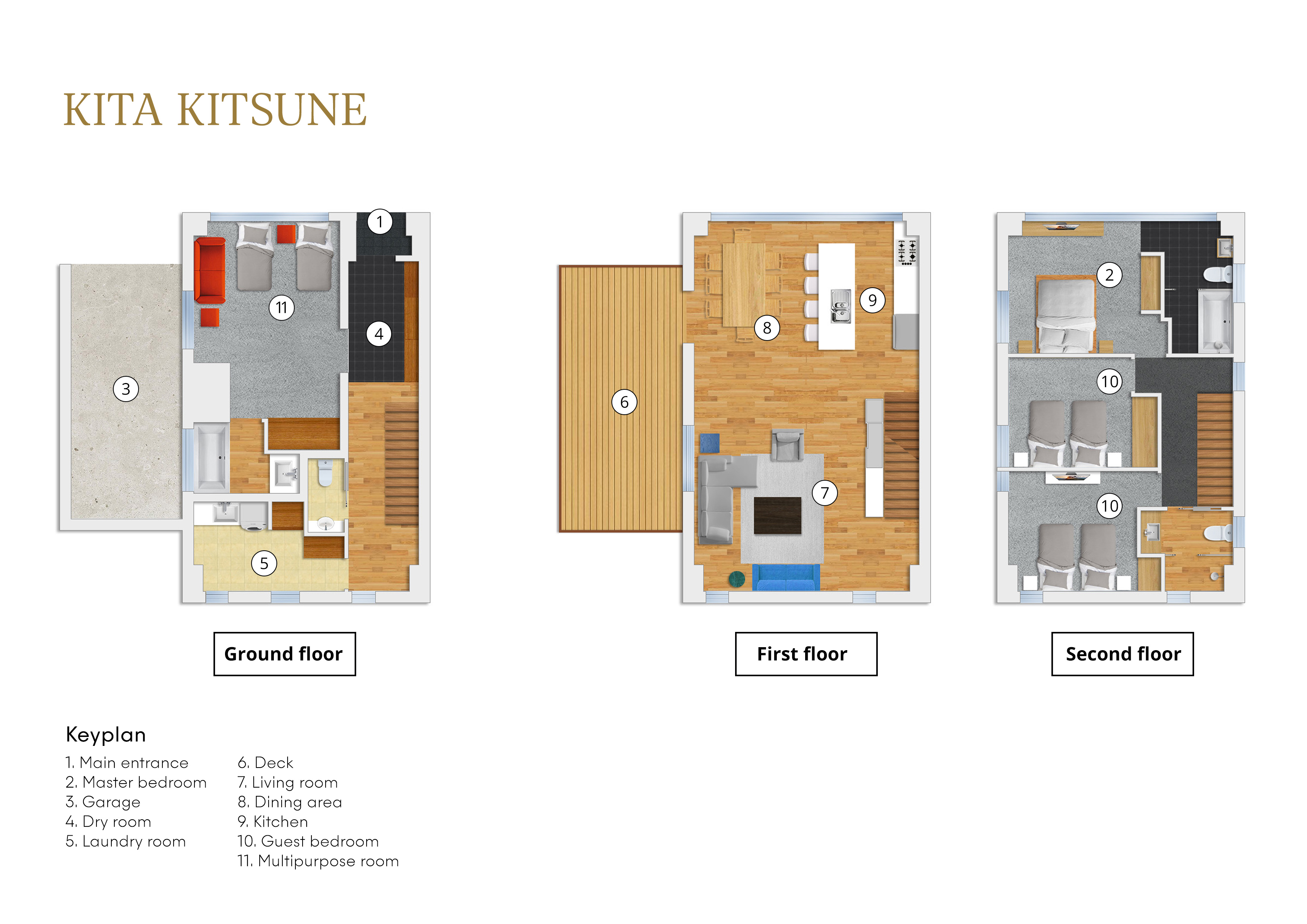 Kita Kitsune Chalet Floorplan Elite Havens