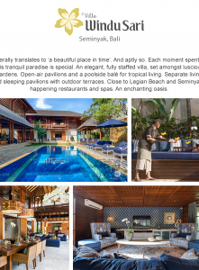 Best Luxury Villas - Villa  Windu Sari