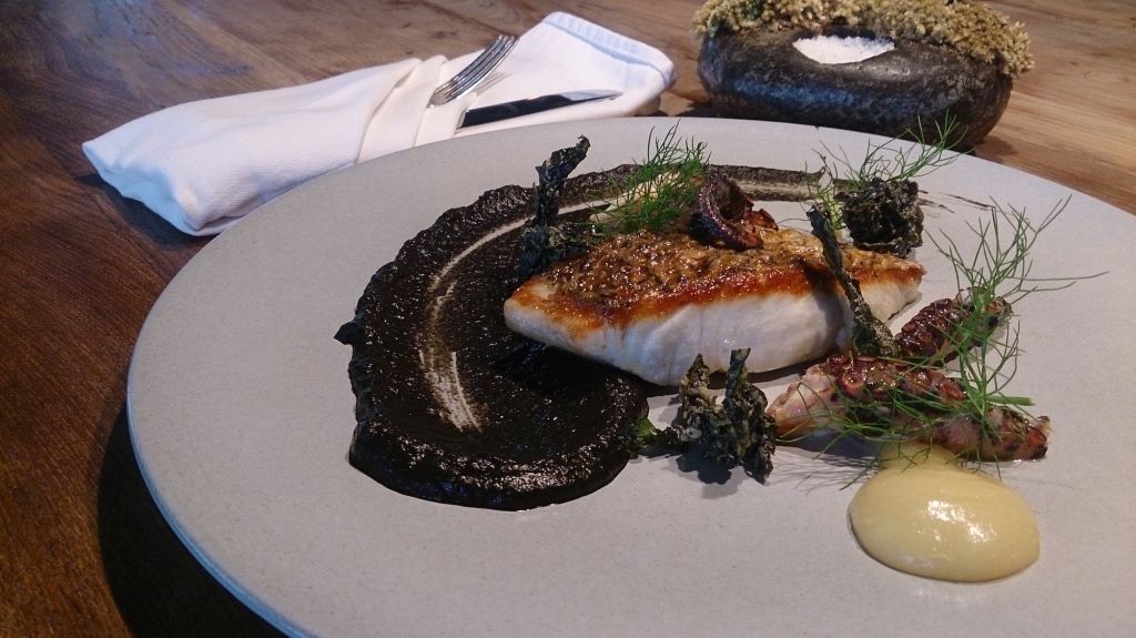 Sea bass at Urchin restaurant Seminyak