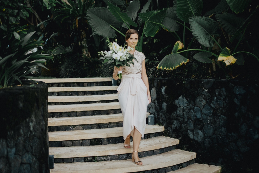 Villa Semarapura Bali wedding venue with steps