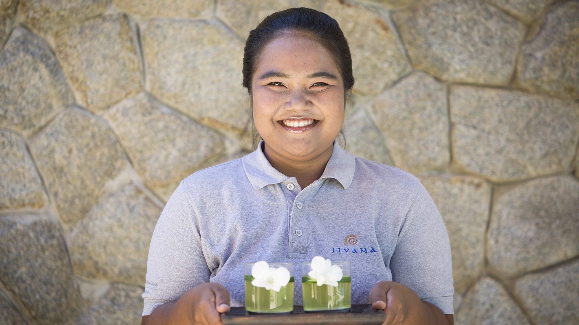 Thai desserts at Villa Shanti in Natai Beach