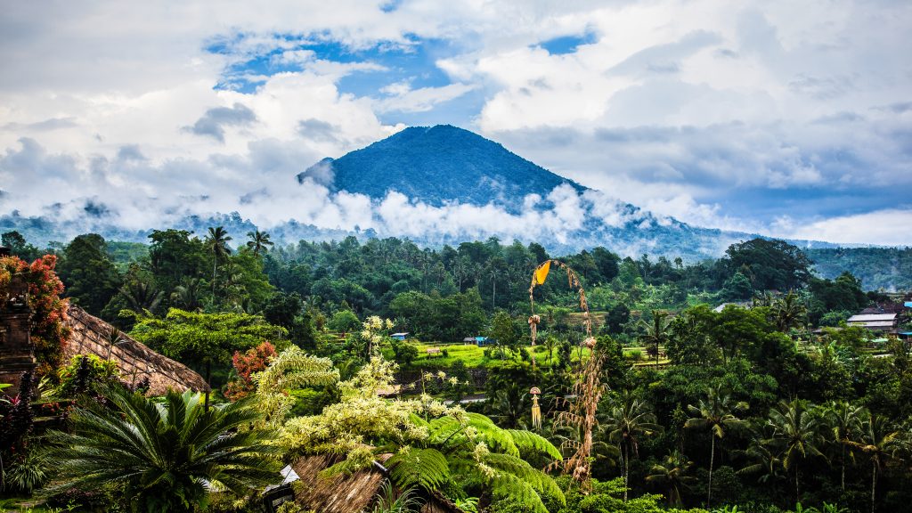 Bali mount scenery