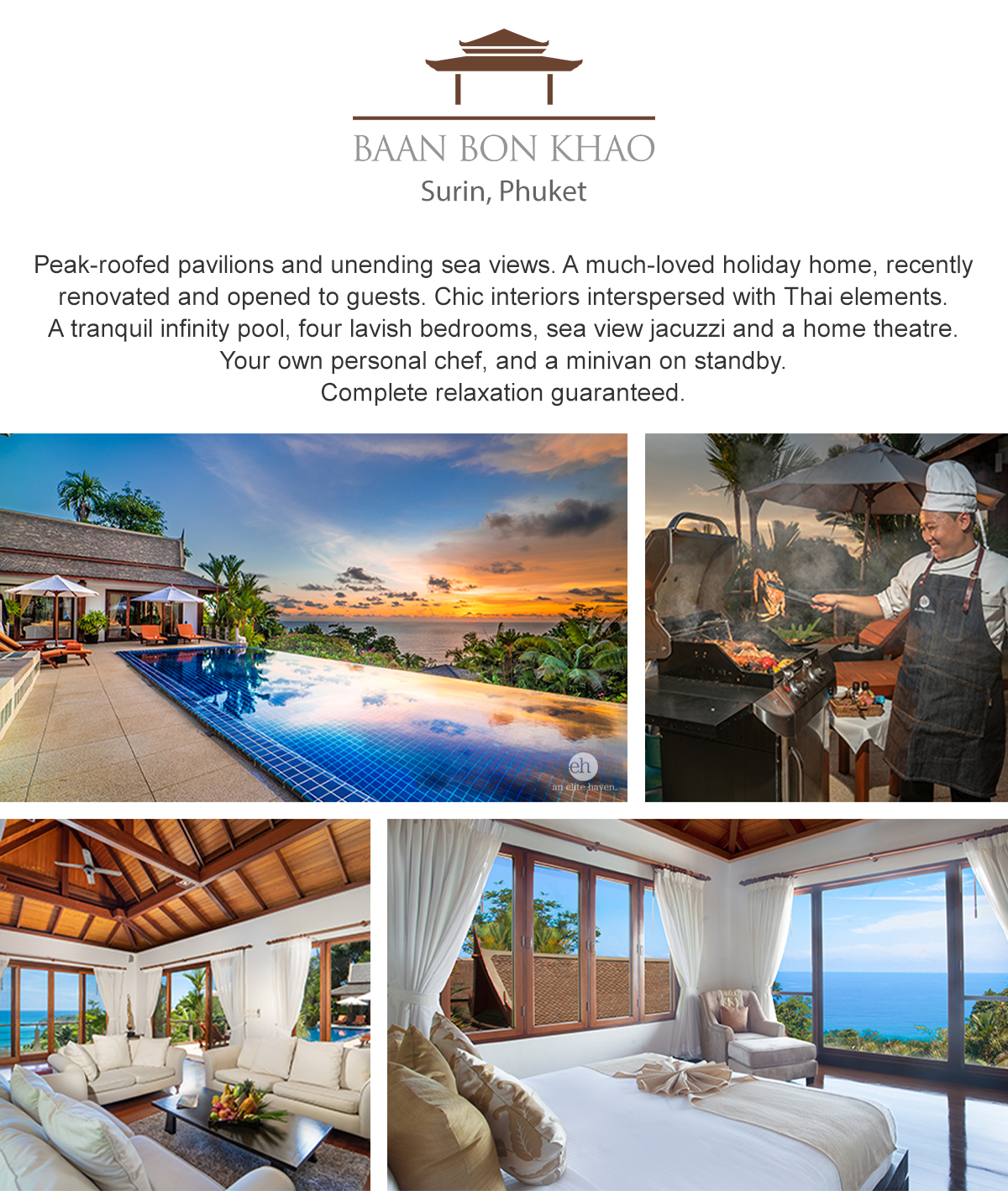 Villa Baan Bon Khao - Surin, Phuket