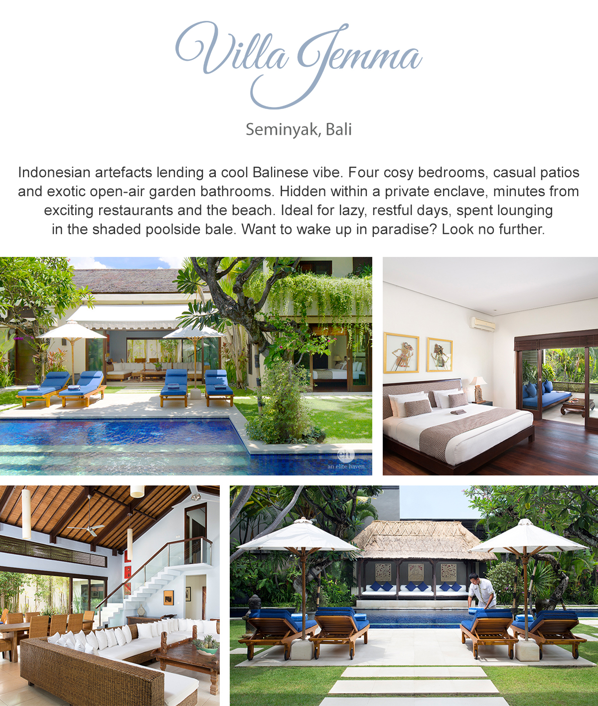 Villa Jemma - Seminyak, Bali