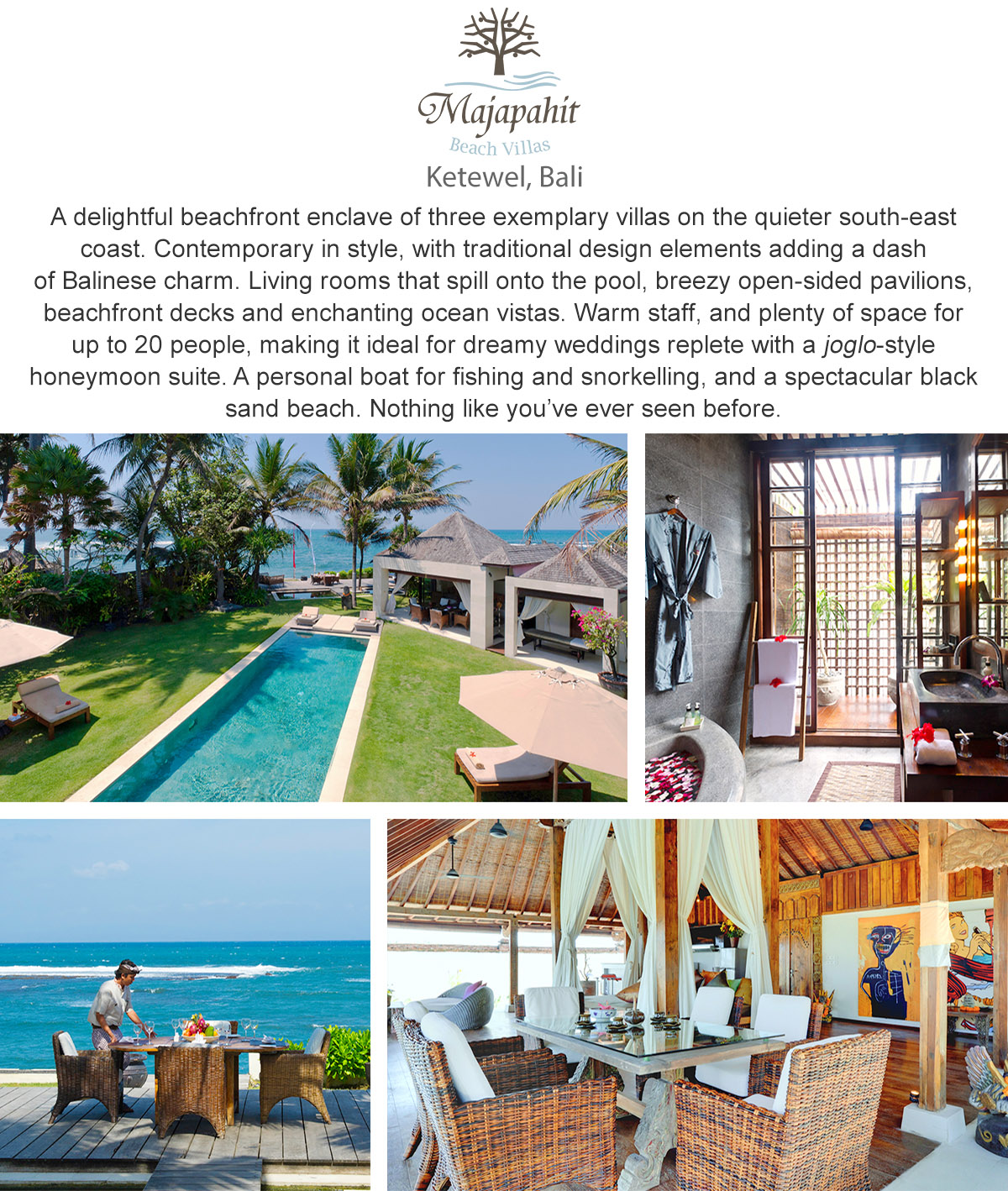 Majapahit Beach Villas - Ketewel, Bali