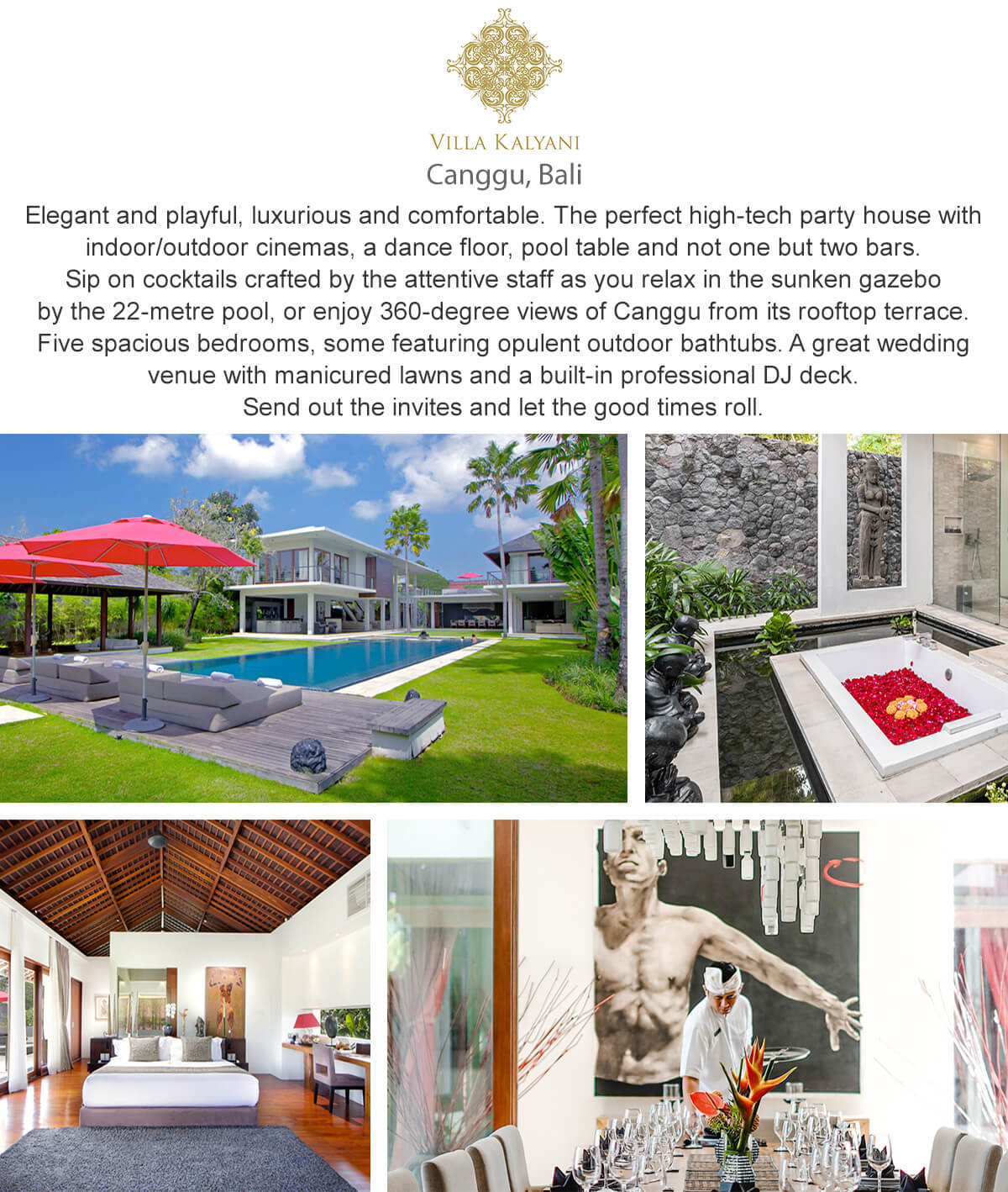Villa Kalyani - Canggu, Bali