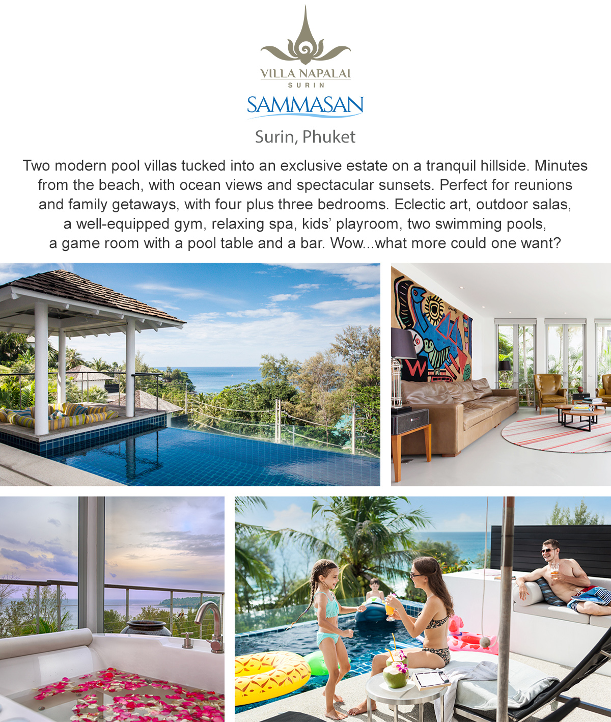 Villa Sammasan & Villa Napalai - Surin, Phuket