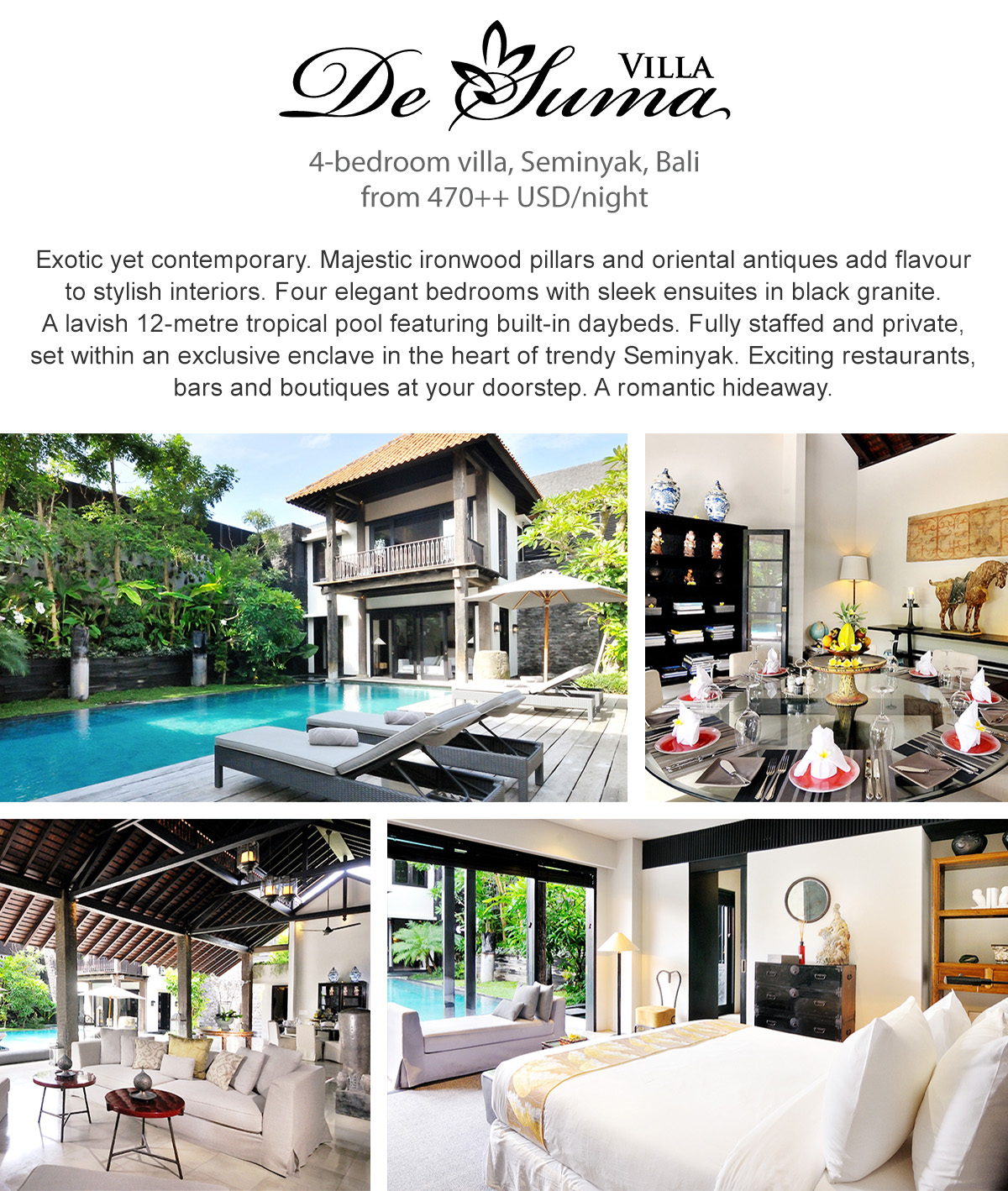 Villa De Suma - Seminyak, Bali