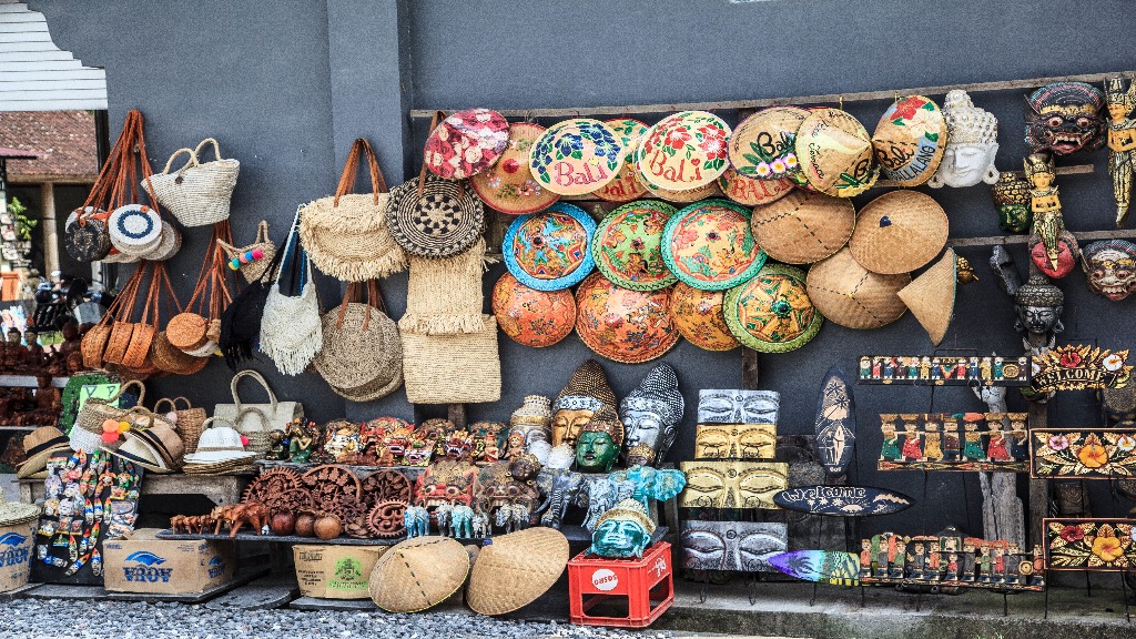 Ubud art market in Bali