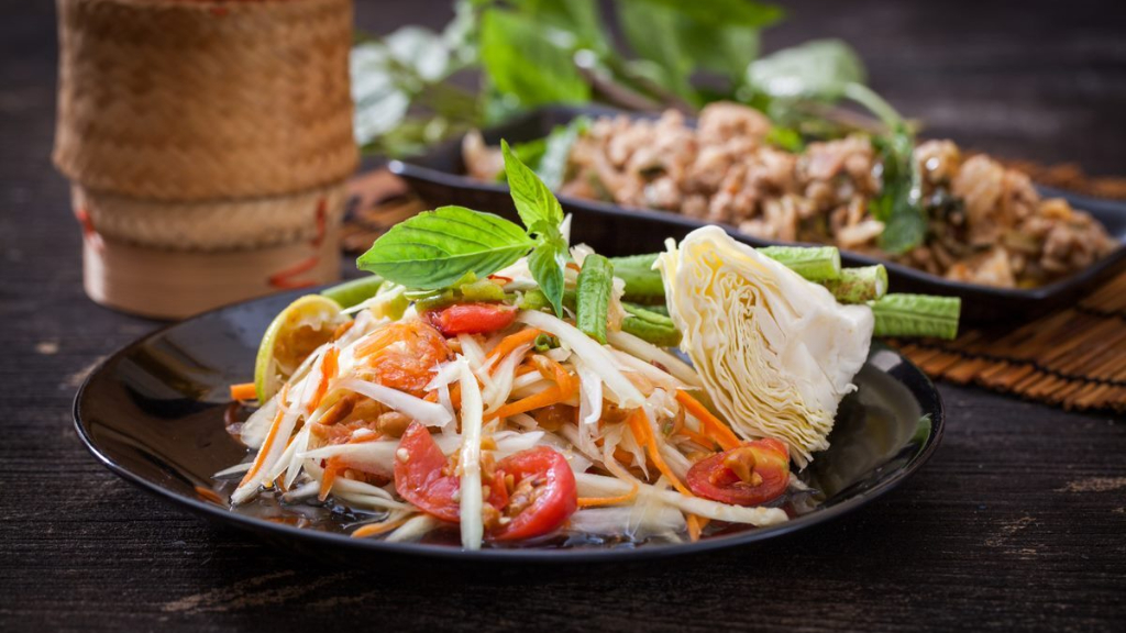 Thai Som Tam, papaya salad