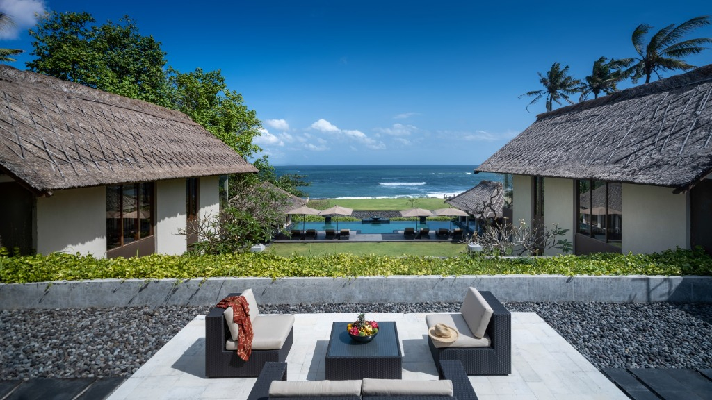 Seseh Beach Villa I - view from the terrace