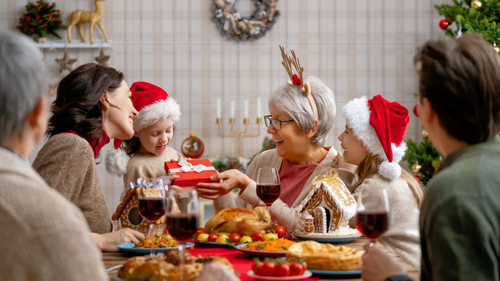 Christmas in a villa